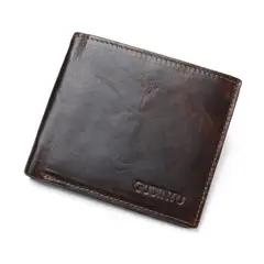 GENERICO - Billetera De Cuero Gubentu Modelo Clásico