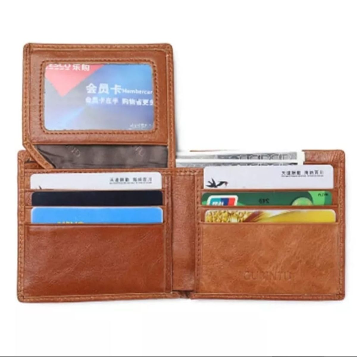 GENERICO - Billetera De Cuero Gubentu Modelo Clásico