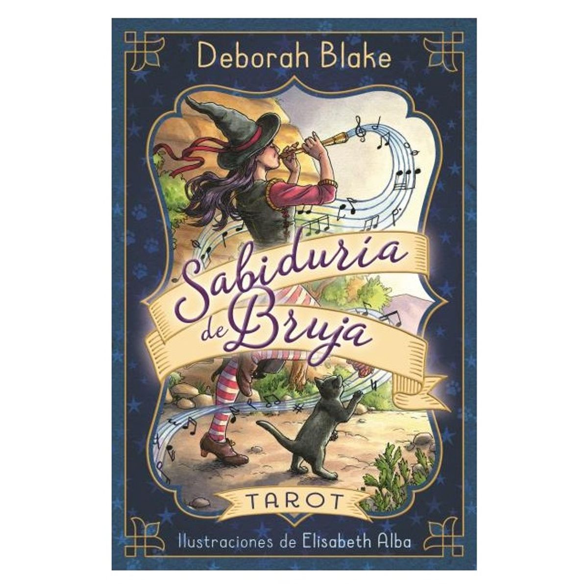 HITWAY MUSIC - SABIDURÍA DE BRUJA TAROT TAPA BLANDA - DEBORAH BLAKE - LIBRO