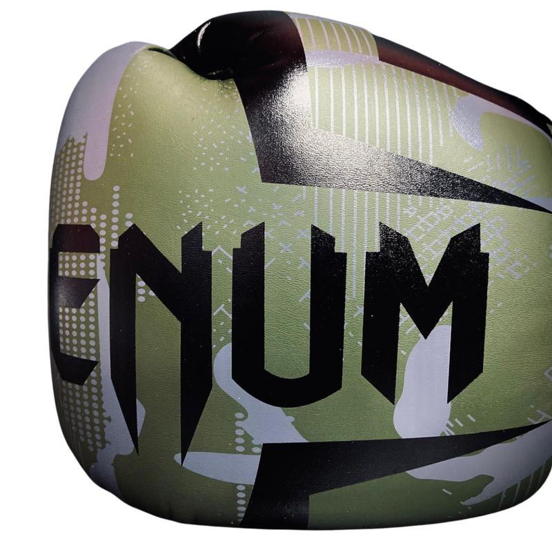 VENUM - Guante De Boxeo Profesional Venum Elite Khaki black 10 Oz