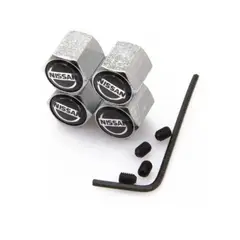GENERICO - Set 4 Tapa Valvulas Anti Robo para Nissan