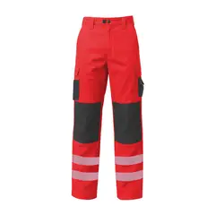 ABSOLUTE ZERO - Pantalón XR-300 Poliester Rojo Flúor