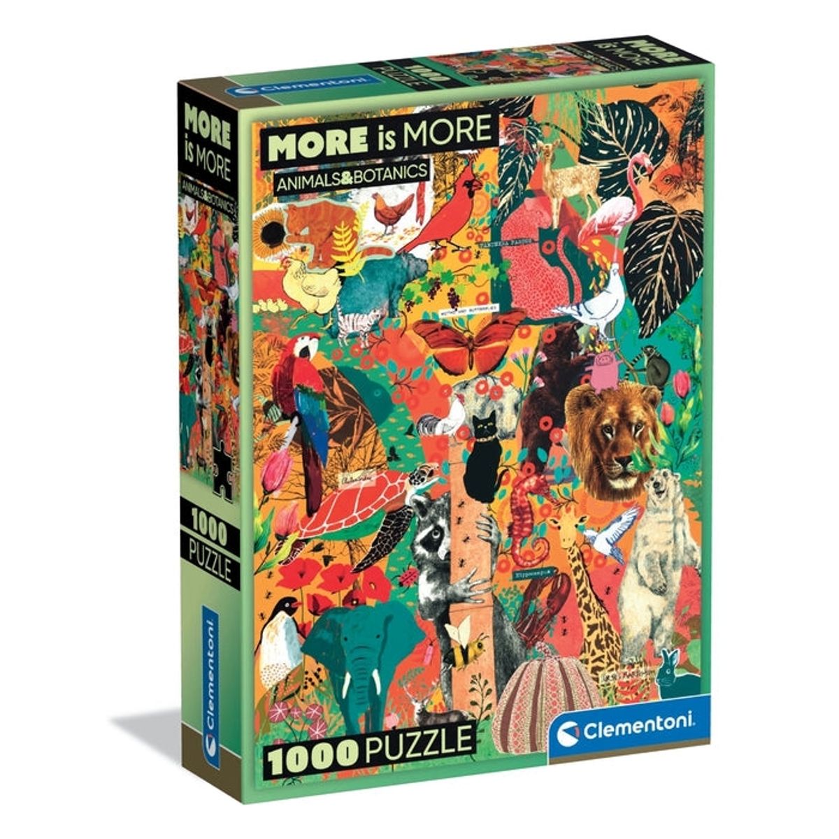 CLEMENTONI - CLEMENTONI 37073 PUZZLE 1000 PIEZAS MORE IS MORE ANIMAL AND