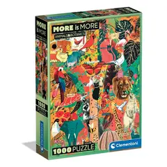 CLEMENTONI - 37073 PUZZLE 1000 PIEZAS MORE IS MORE ANIMAL AND