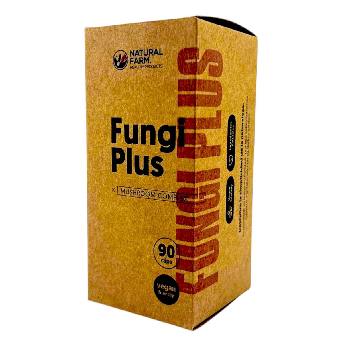 NATURAL FARM - Fungi Plus Mushroom Complex Nf 1 Frasco 90 Caps.