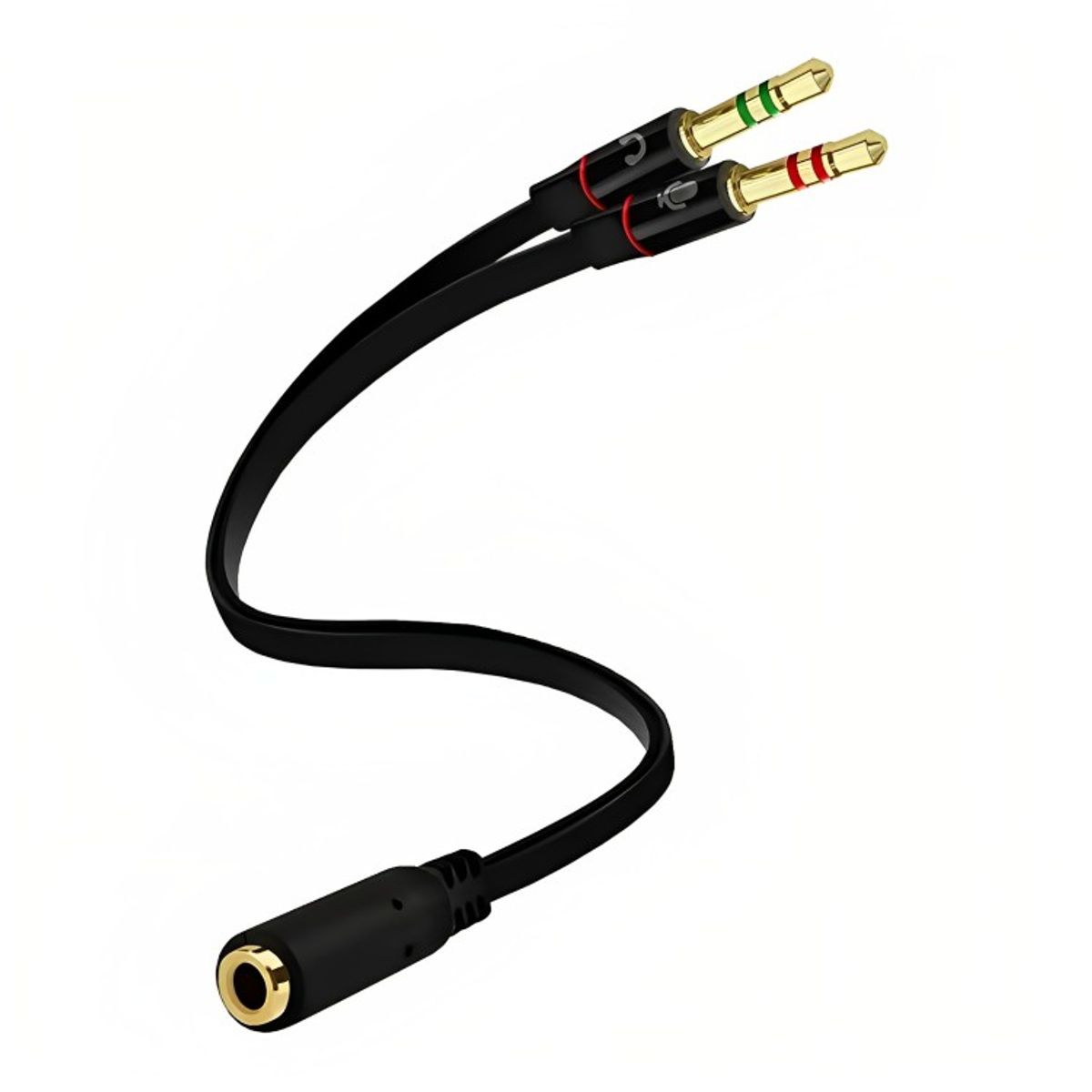 GENERICO - Cable Adaptador 35mm Para Audifonos Con Micrófono