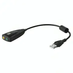 GENERICO - Tarjeta De Sonido Usb 3d Virtual