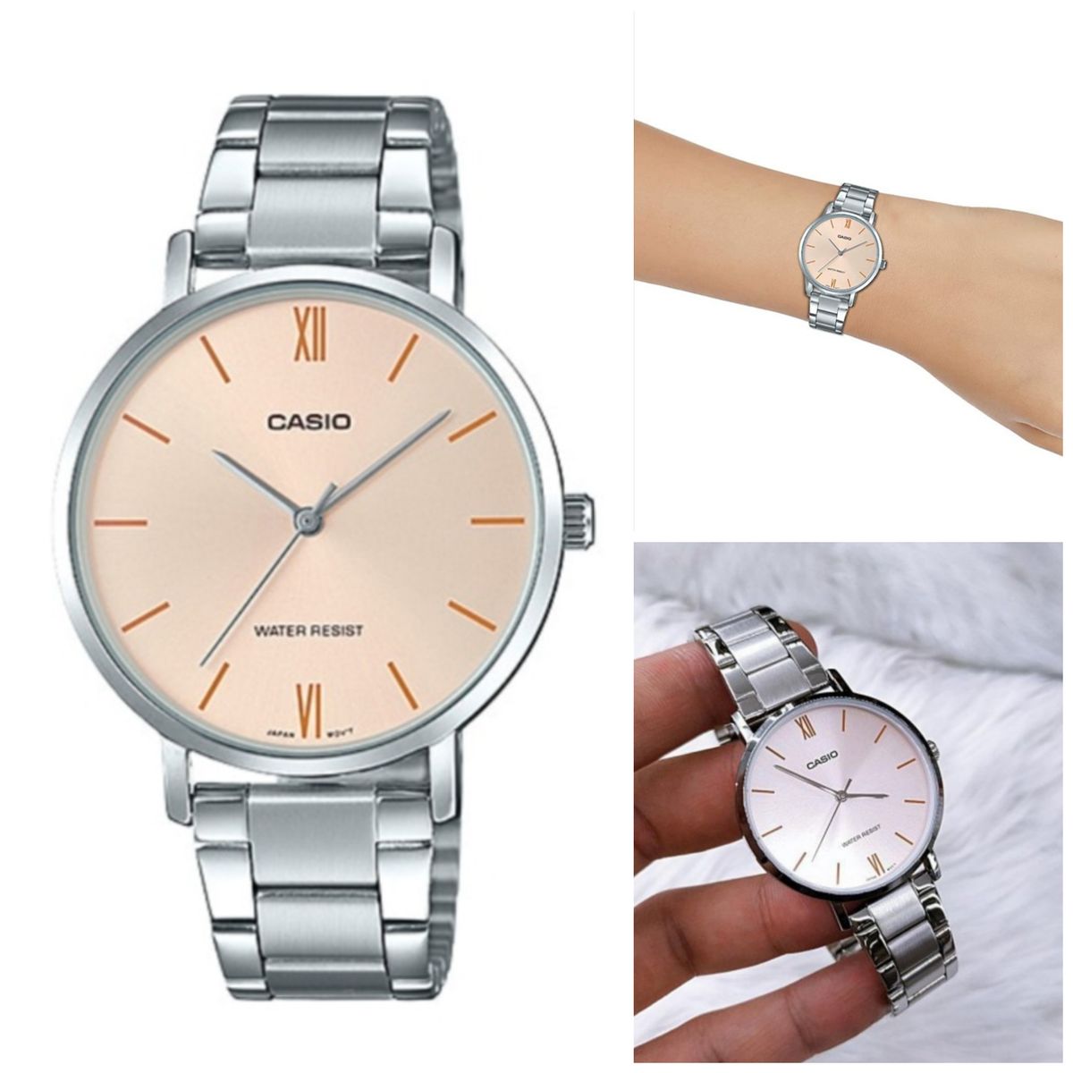CASIO - RELOJ CASIO LTPVT01D-4B MUJER ANALOGO METAL