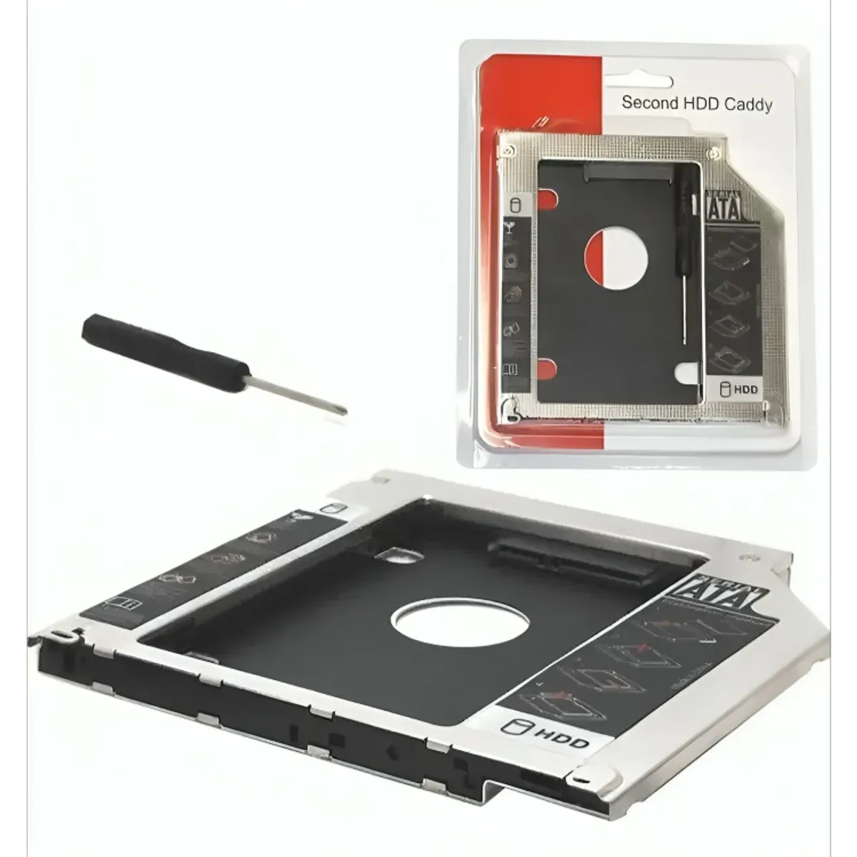 GENERICO - Caddy Adaptador Notebook Sata Hdd Ssd