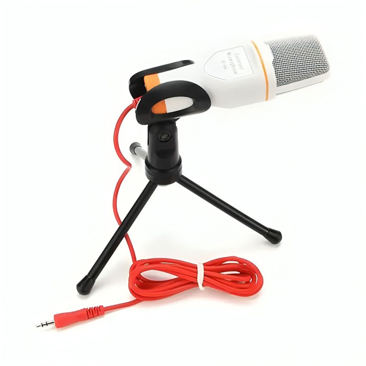 GENERICO - Micrófono Estudio Condensador Atril  Color Blanco