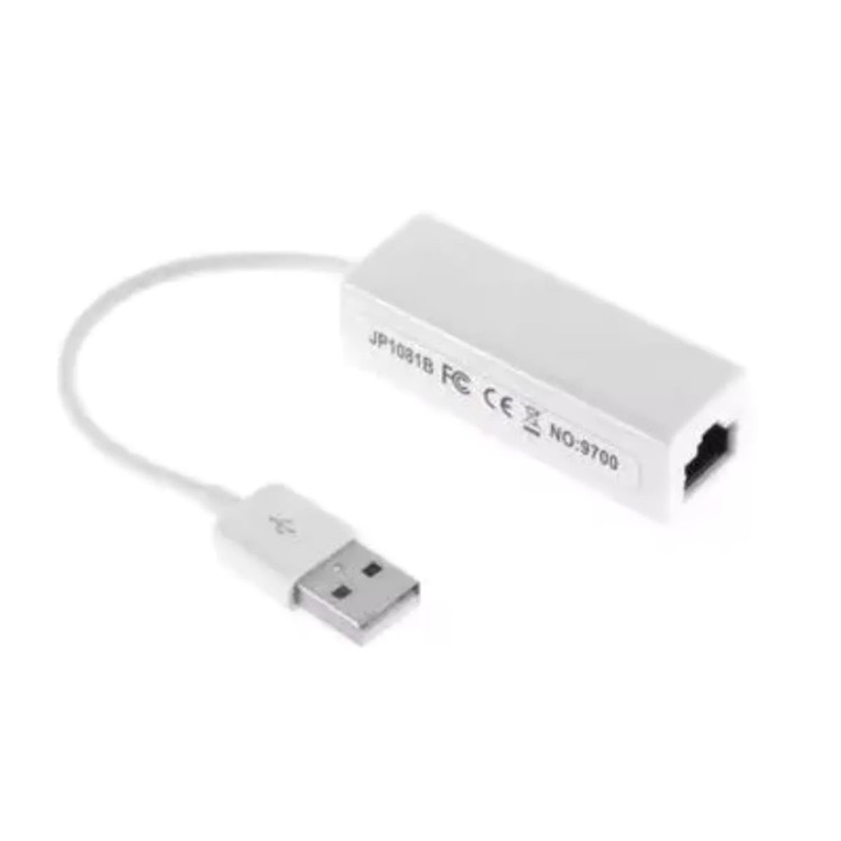 GENERICO - Adaptador Tarjeta De Red Lan Rj45 Usb 20