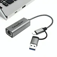 GENERICO - Adaptador Usb 30 Usb C A Rj45 Ethernet 101001000mbps