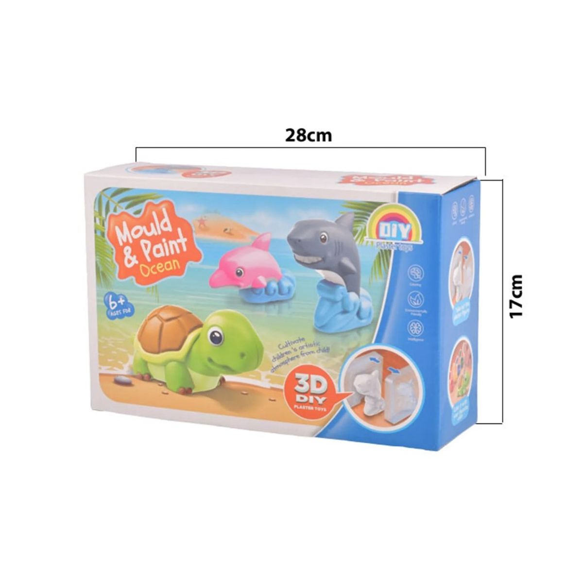 GENERICO - Juguete Kit Para Moldear Figuras Y Pintar Para Niños