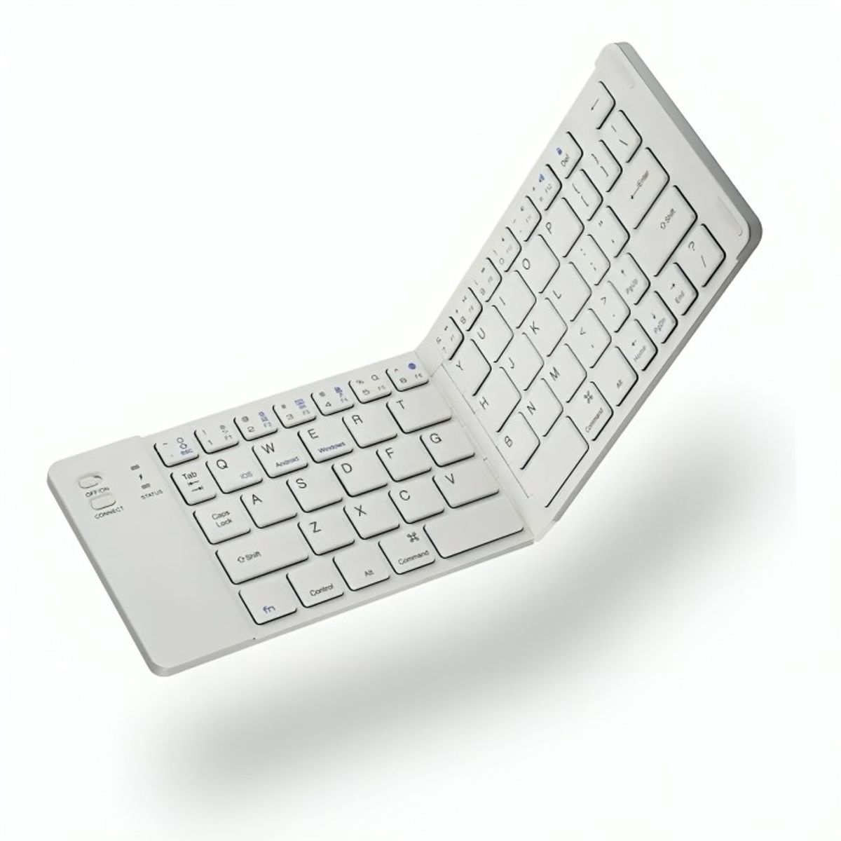 GENERICO - Mini Teclado Inalambrico Plegable Portatil Blanco