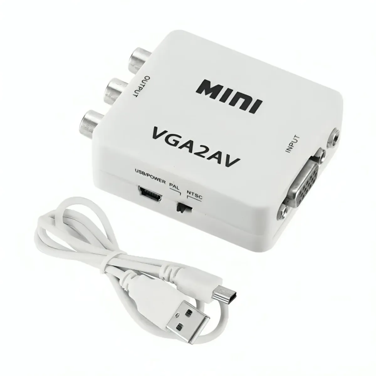 GENERICO - Adaptador Conversor Vga A Av Rca