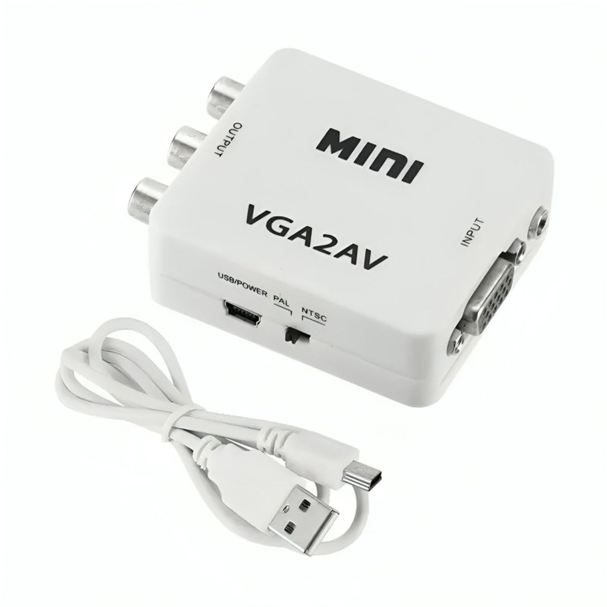 GENERICO - Adaptador Conversor Vga A Av Rca