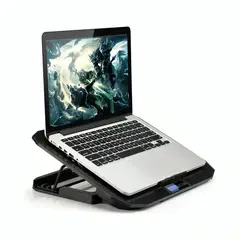 GENERICO - Base Soporte Para Notebook 2 Ventiladores