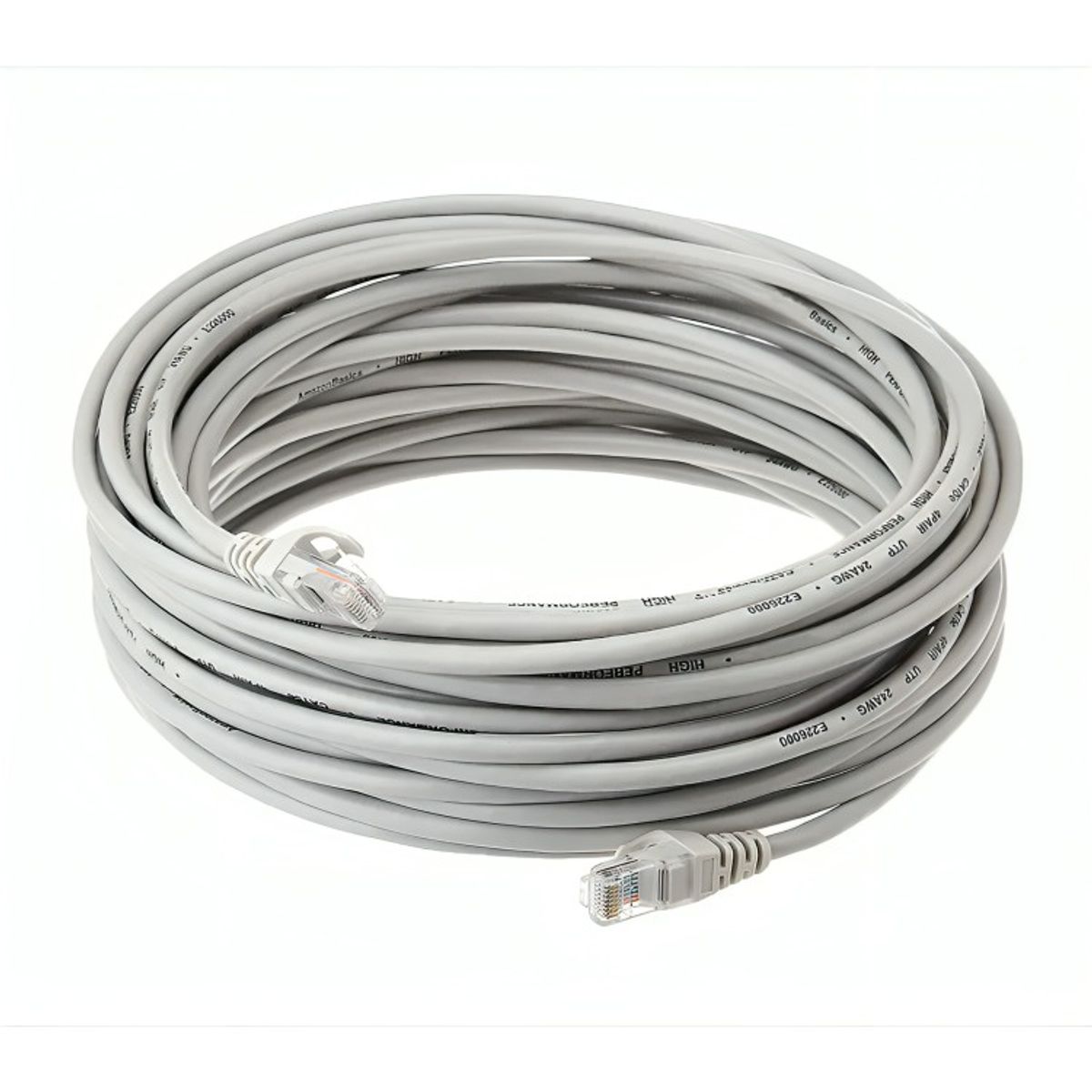 GENERICO - Cable De Red Rj45 Cat6e 20 Metros 4par 24awg