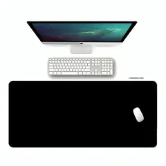 GENERICO - Mouse Pad Alfombrilla Protector Antideslizante 80x40 Negro