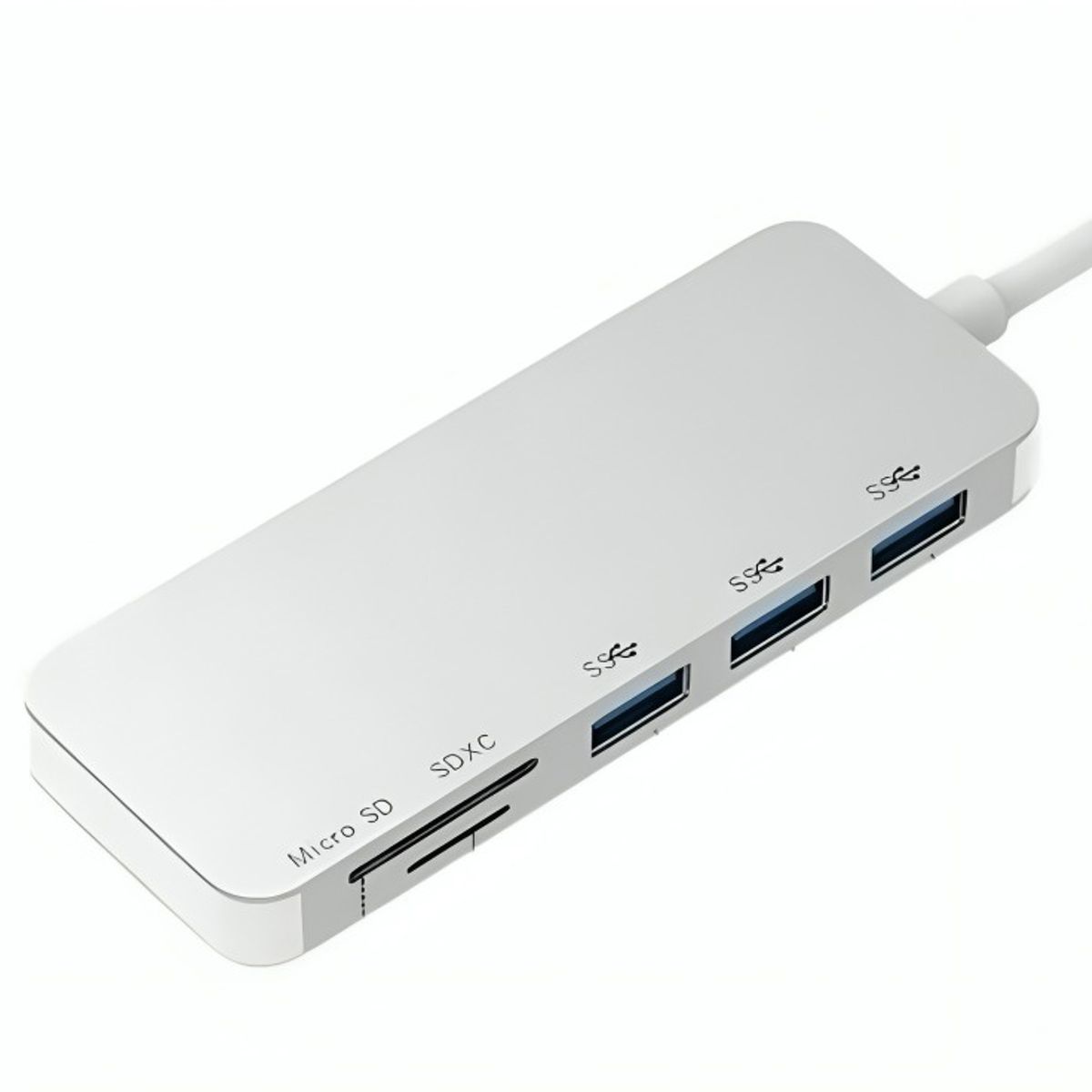 GENERICO - Adaptador Type C Tipo C 3 X Usb 30 Tf Micro Sd 5en1