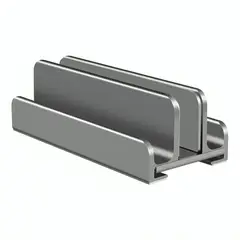 GENERICO - Soporte Base Vertical Aluminio Para Notebook Smartphone