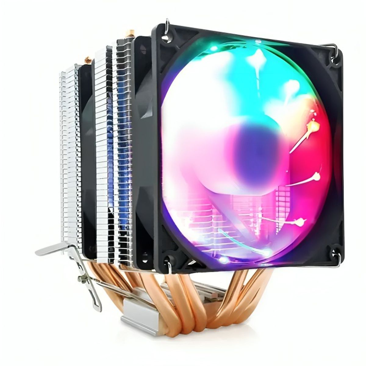 GENERICO - Ventilador Enfriador De Cpu Rgb Disipador De Calor