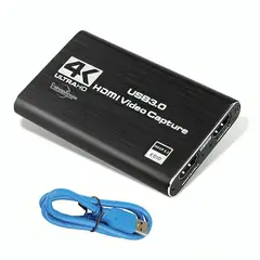 GENERICO - Capturadora Video Hdtv 4k Ultra Audio Mic In Streaming