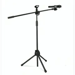 GENERICO - Soporte Con Brazo Para Microfono Atril De Microfono 2en1