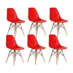 CORI CORI - Pack 6 Sillas Eames Clasicas