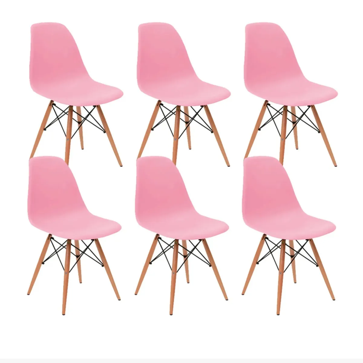 CORI CORI - Pack 6 Sillas Eames Clasicas