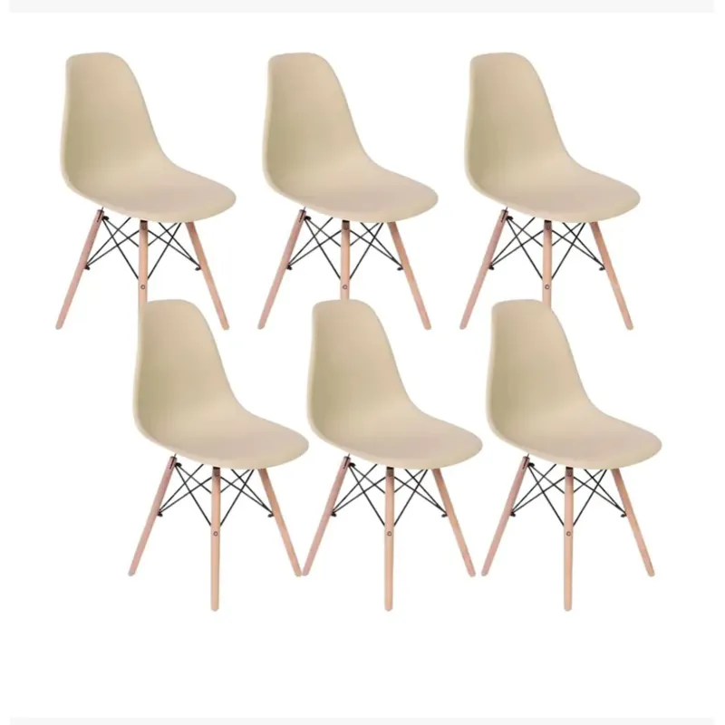 CORI CORI - Pack 6 Sillas Eames Clasicas