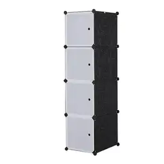 GENERICO - Organizador de closet 4 módulos para baño o ropero armable