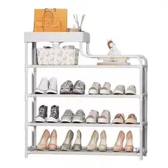 GENERICO - Organizadores de zapatos y ropa 5 niveles armables blanco