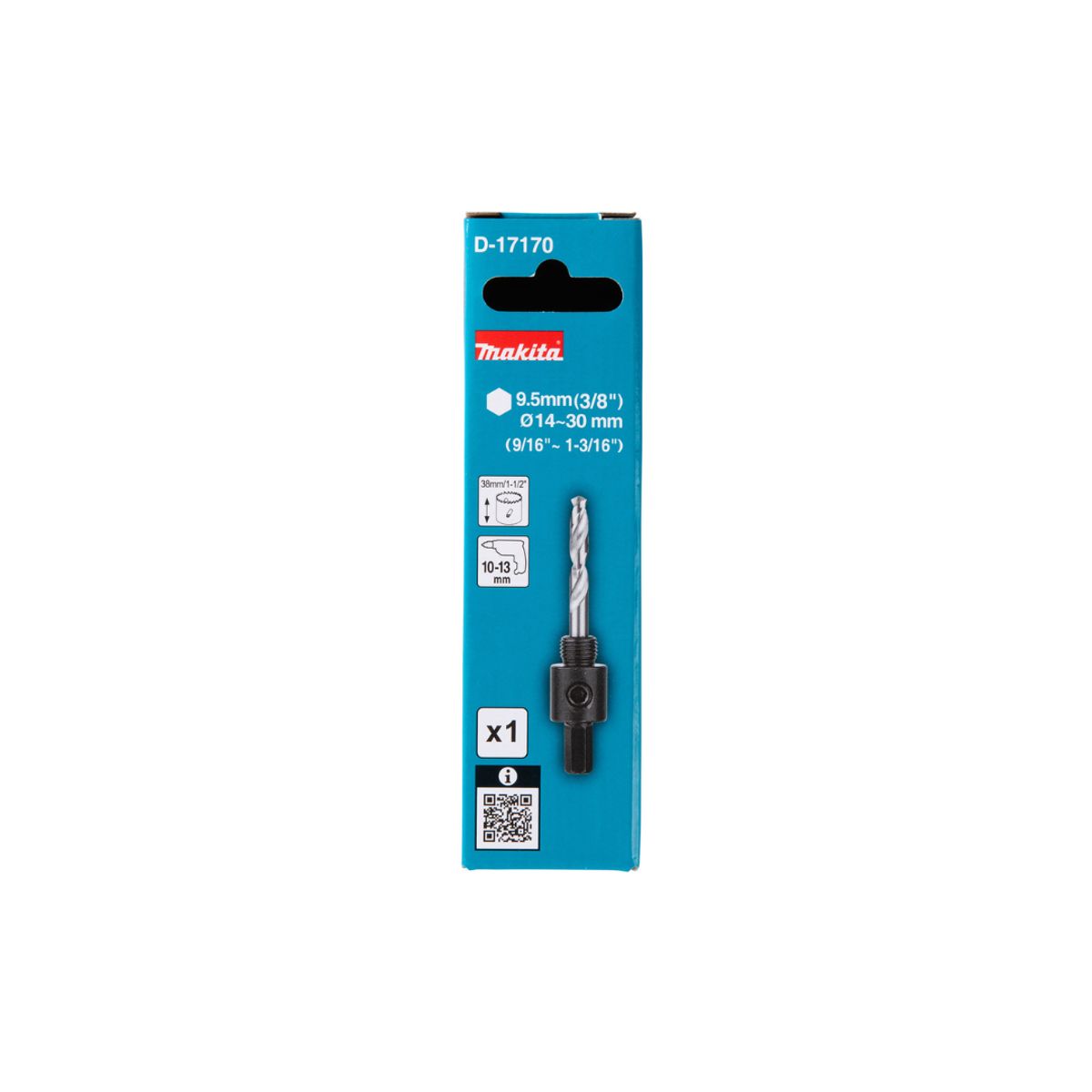 Adaptador Con Piloto De Perforacion Makita Hex 95m 14-30mm, marca MAKITA - Foto 2