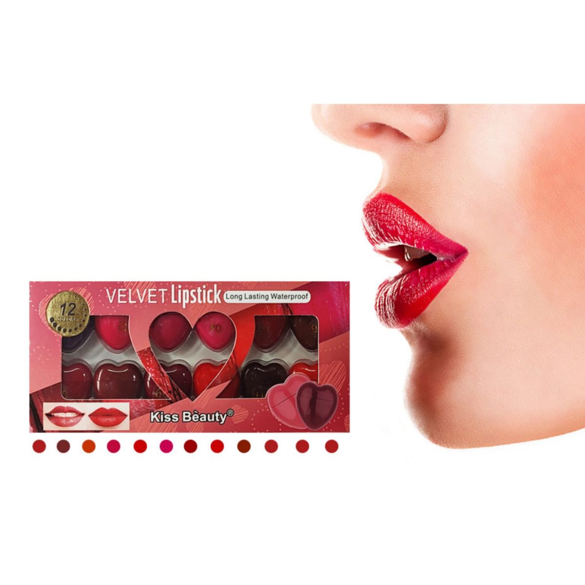 GENERICO - Labial Lip Stick LIP 12 Colores