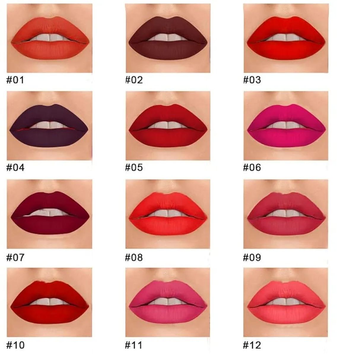 GENERICO - Labial Lip Stick LIP 12 Colores