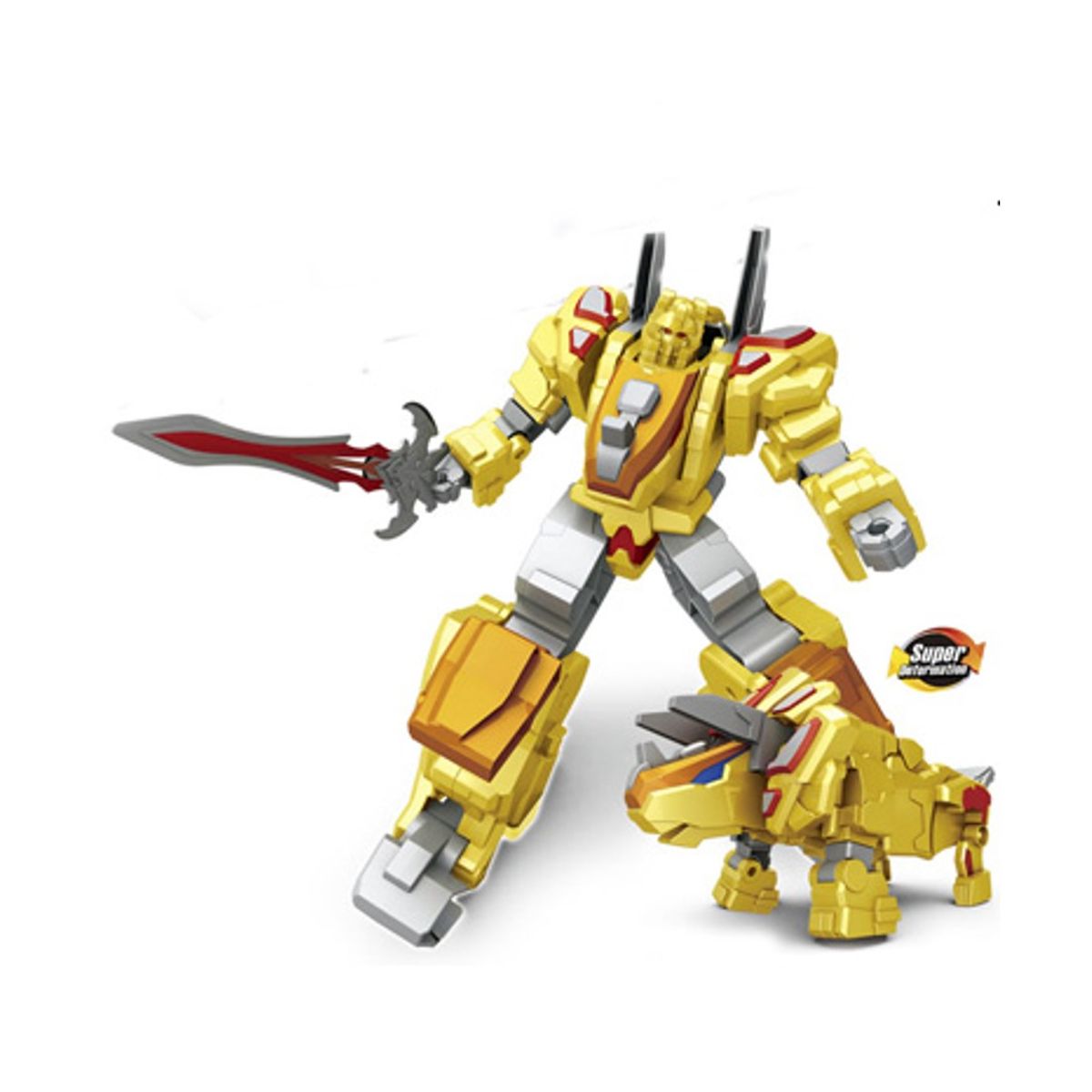 GENERICO - Juguete Transformers Para Niños Dino Triceratops