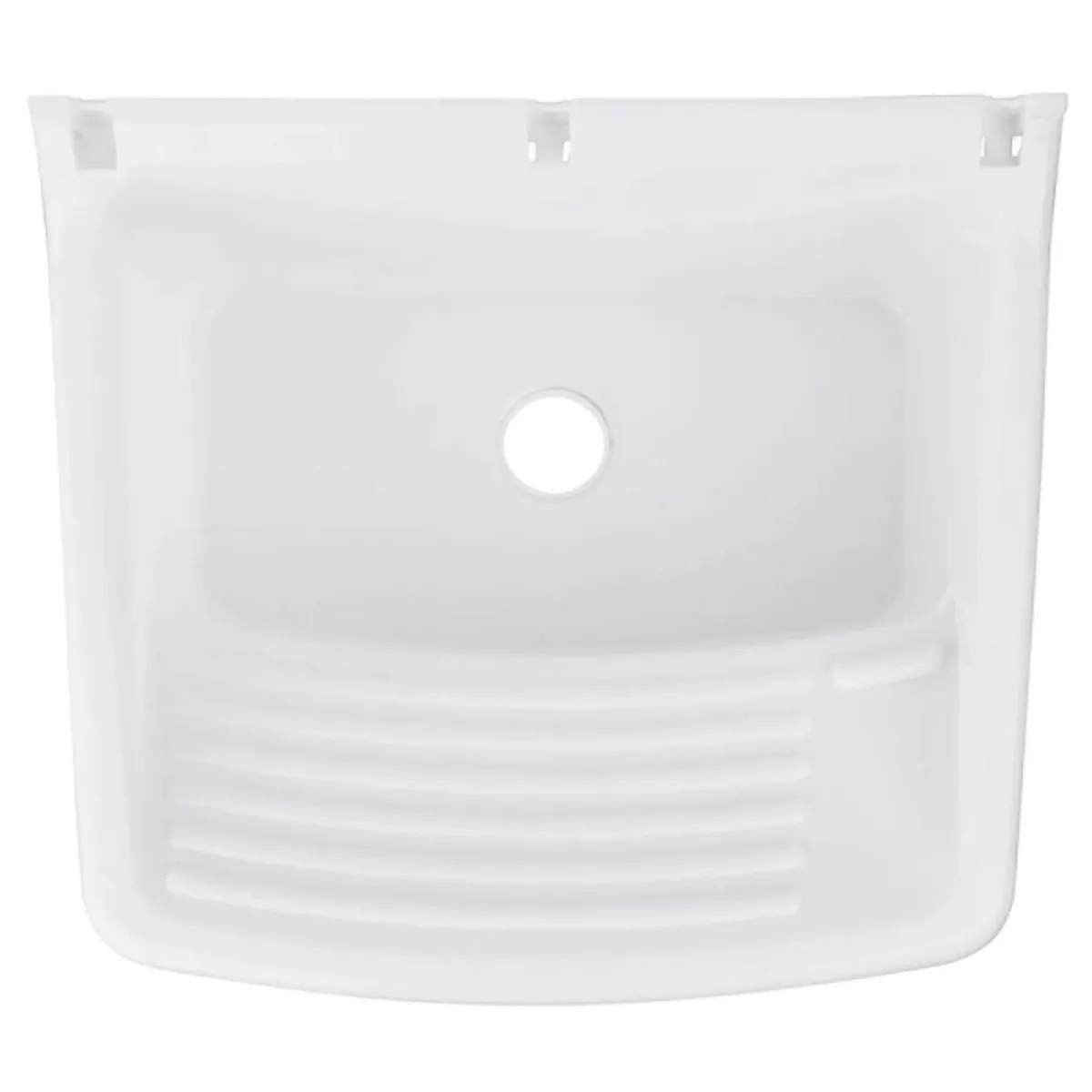 Lavadero rectangular plástico 24 lt 57x42x51,5 Blanco, marca SOGA - Foto Principal