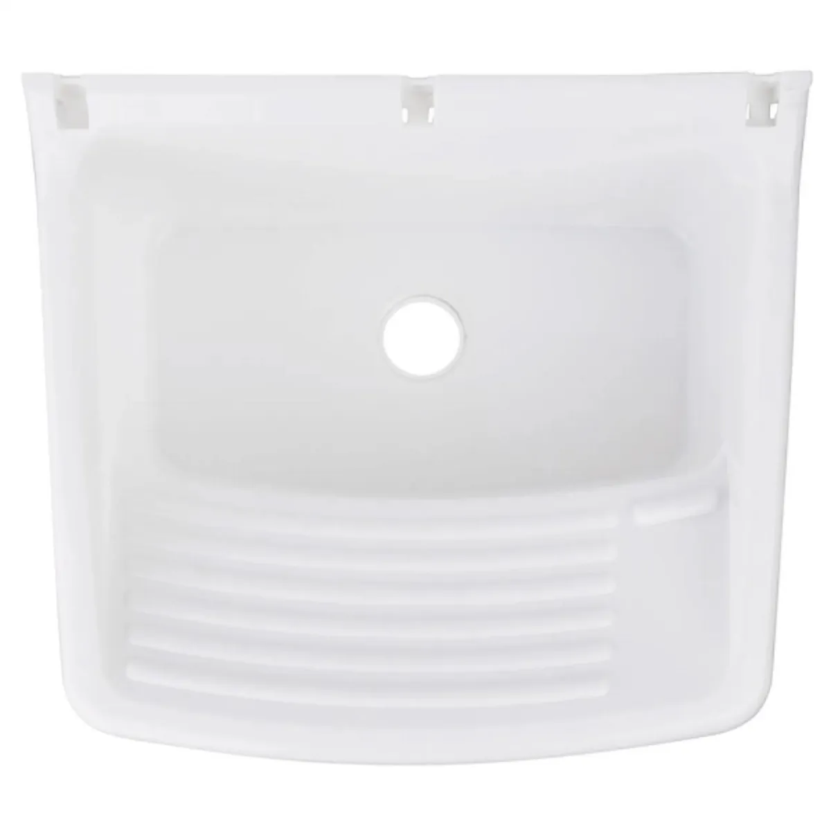Lavadero rectangular plástico 24 lt 57x42x51,5 Blanco, marca SOGA - Foto Principal