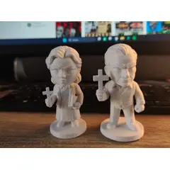 GENERICO - Figura decorativa de Ed Warren de El Conjuro Chibi