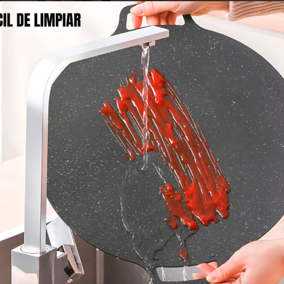 GENERICO - Plancha Antiadherente Budare Sarten De 34 cm