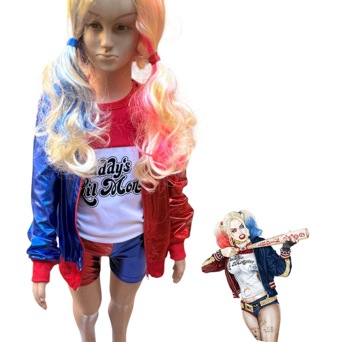 GENERICO - DISFRAZ HARLEY QUINN TALLA 16