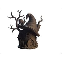 Casita Sombrero de Bruja- Decoración Halloween