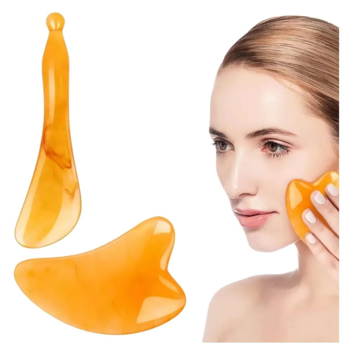 Set Masajeador Facial  Gua Sha, marca GENERICO - Foto Principal