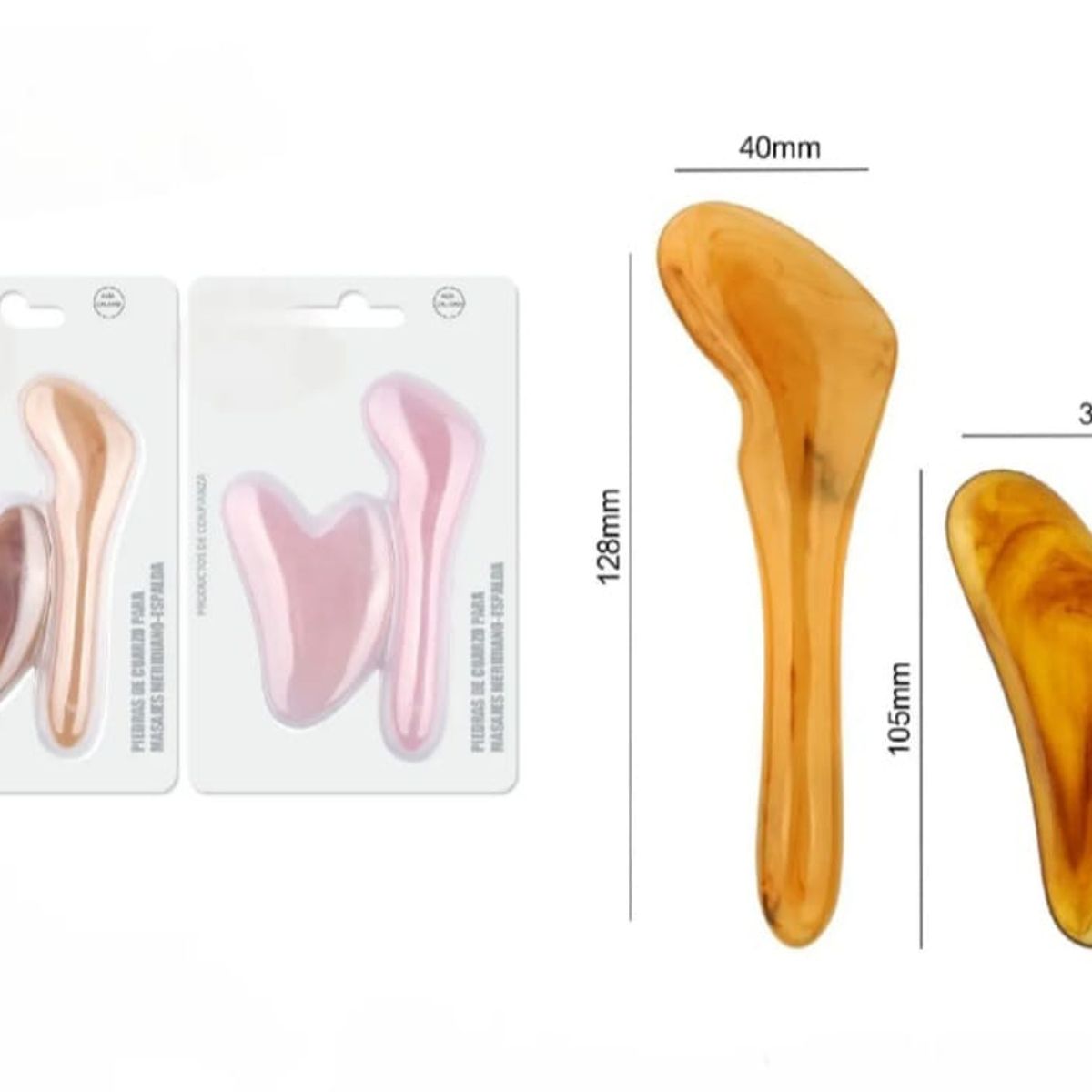 Set Masajeador Facial  Gua Sha, marca GENERICO - Foto 2