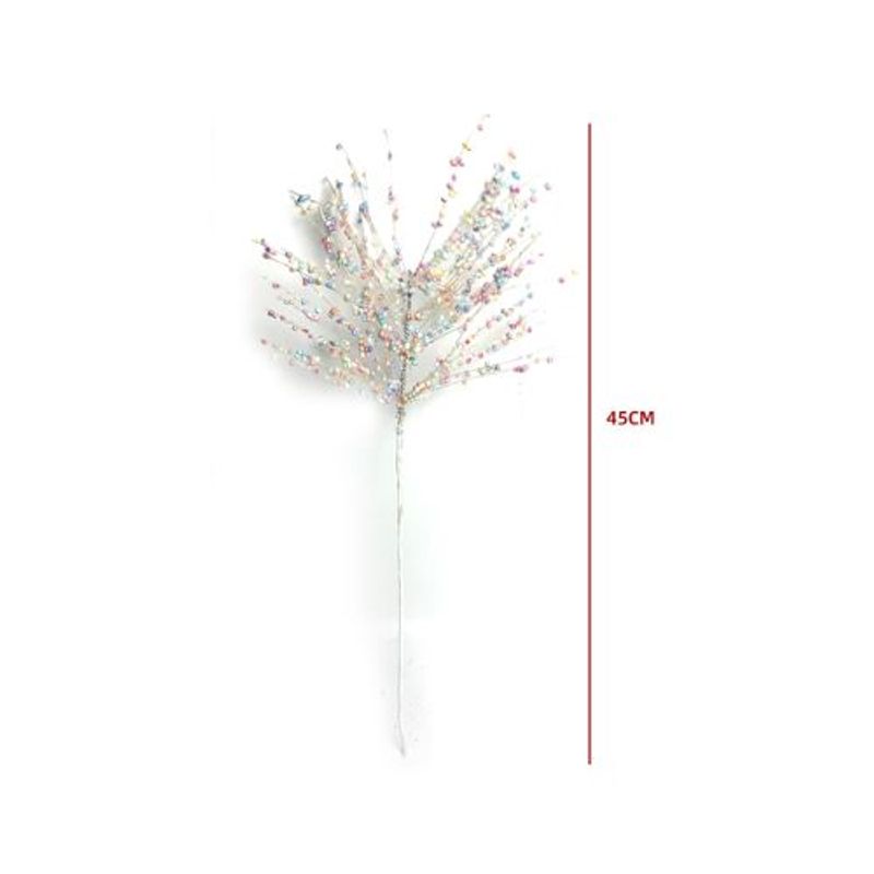 GENERICO - ADORNO DE NAVIDAD RAMA TORNASOL 45CM