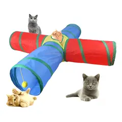 GENERICO - Juguete Túnel Para Gatos Y Mascotas Con Pelota Colgante
