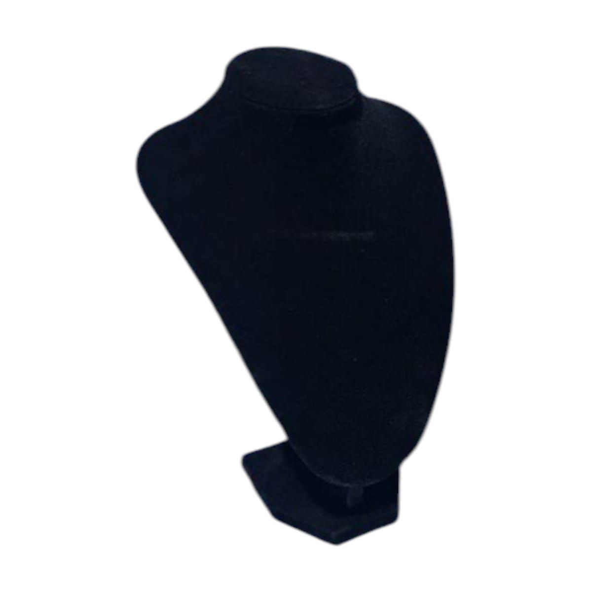 GENERICO - Exhibidor de Joyería con Acabado Terciopelado Negro 30cm Gms
