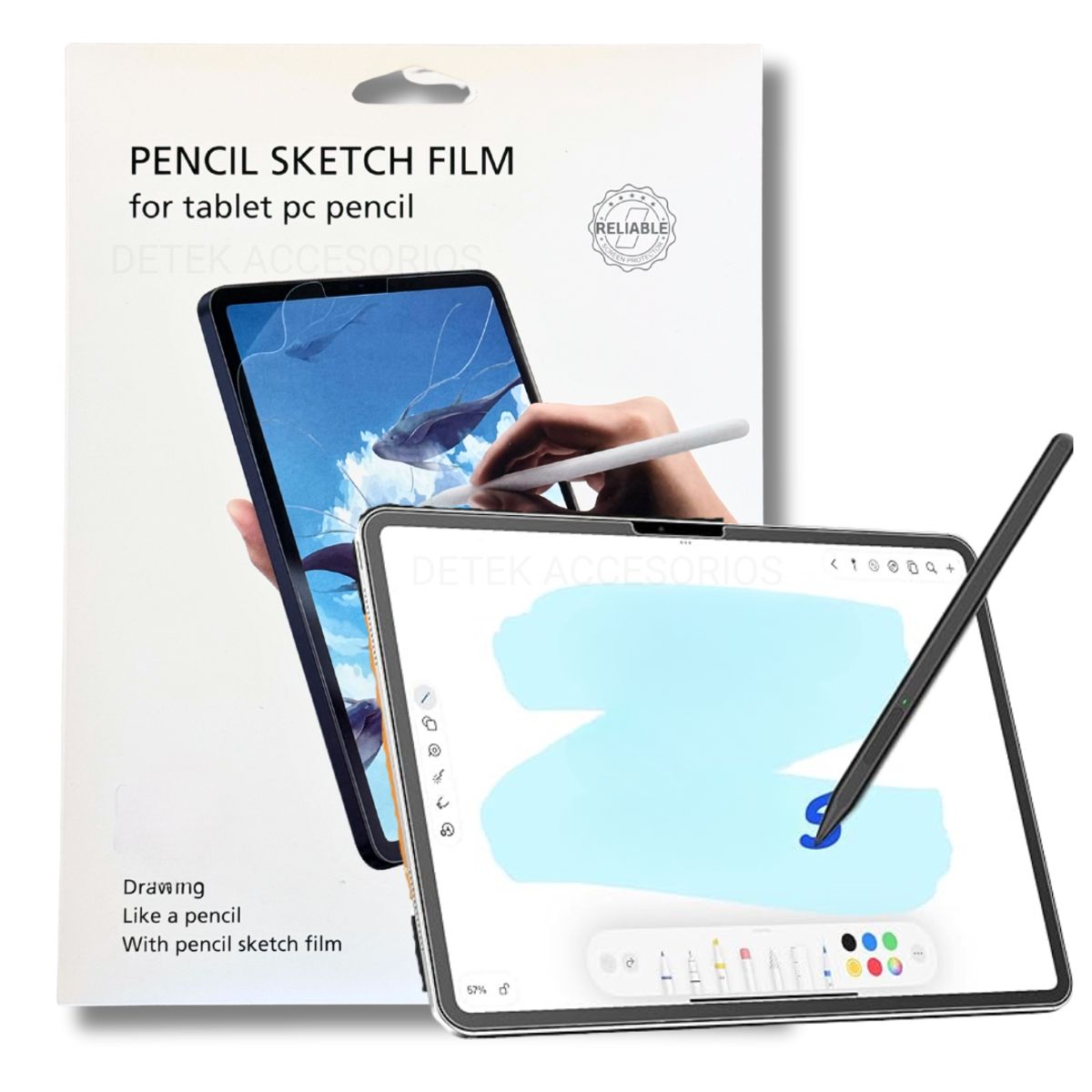 GENERICO - Lamina Paper Like Vidrio Templado Premium Para iPad 11th Gene A16 2025