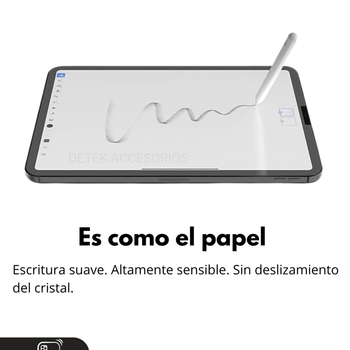 GENERICO - Lamina Paper Like Vidrio Templado Premium Para iPad Air 11 M2 / M3